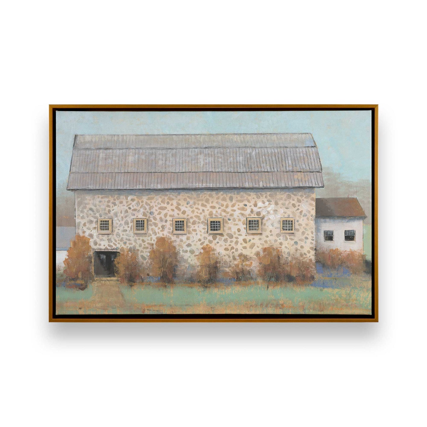 Autumn Barns Duo Canvas Print, Set of 2