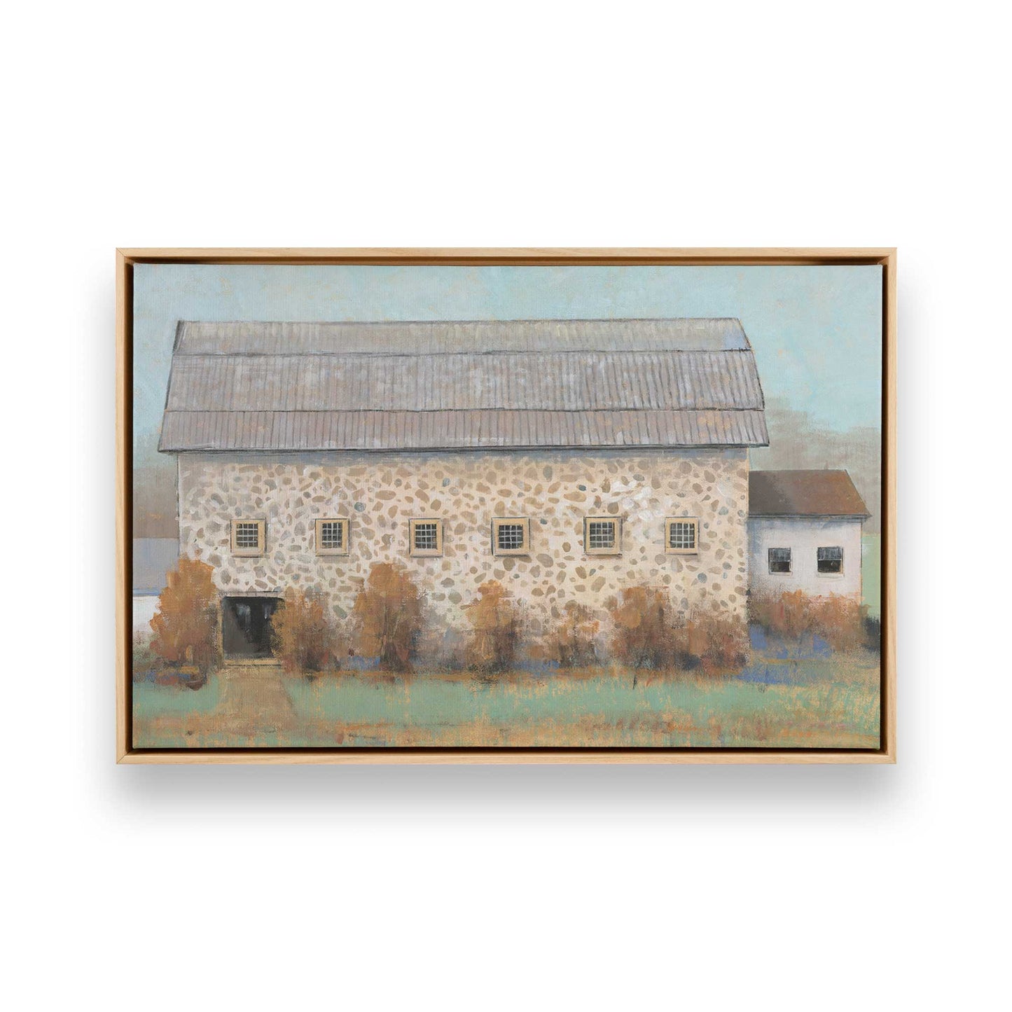 Autumn Barns Duo Canvas Print, Set of 2