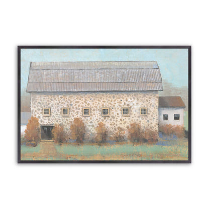 Autumn Barns Duo Art Print, Set of 2