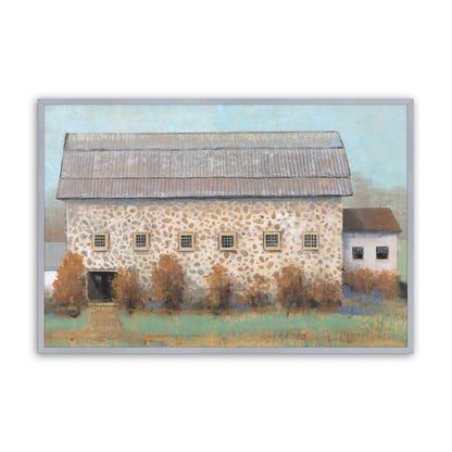 Autumn Barns Duo Art Print, Set of 2