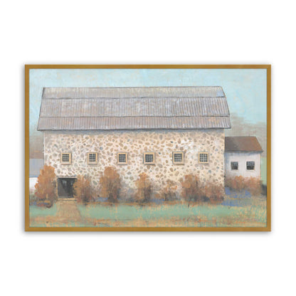 Autumn Barns Duo Art Print, Set of 2