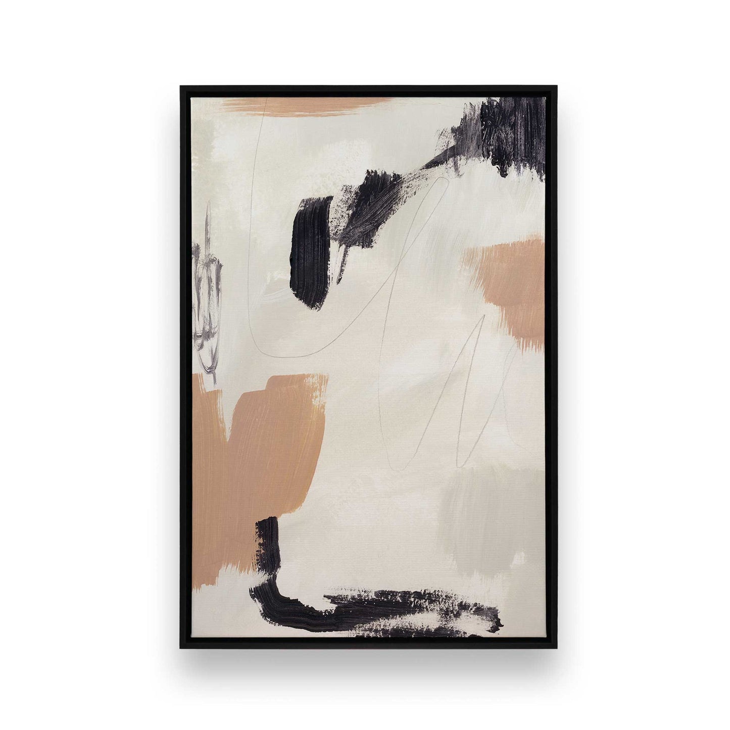 Neutral Minimalist Magic Canvas Print, Set of 2