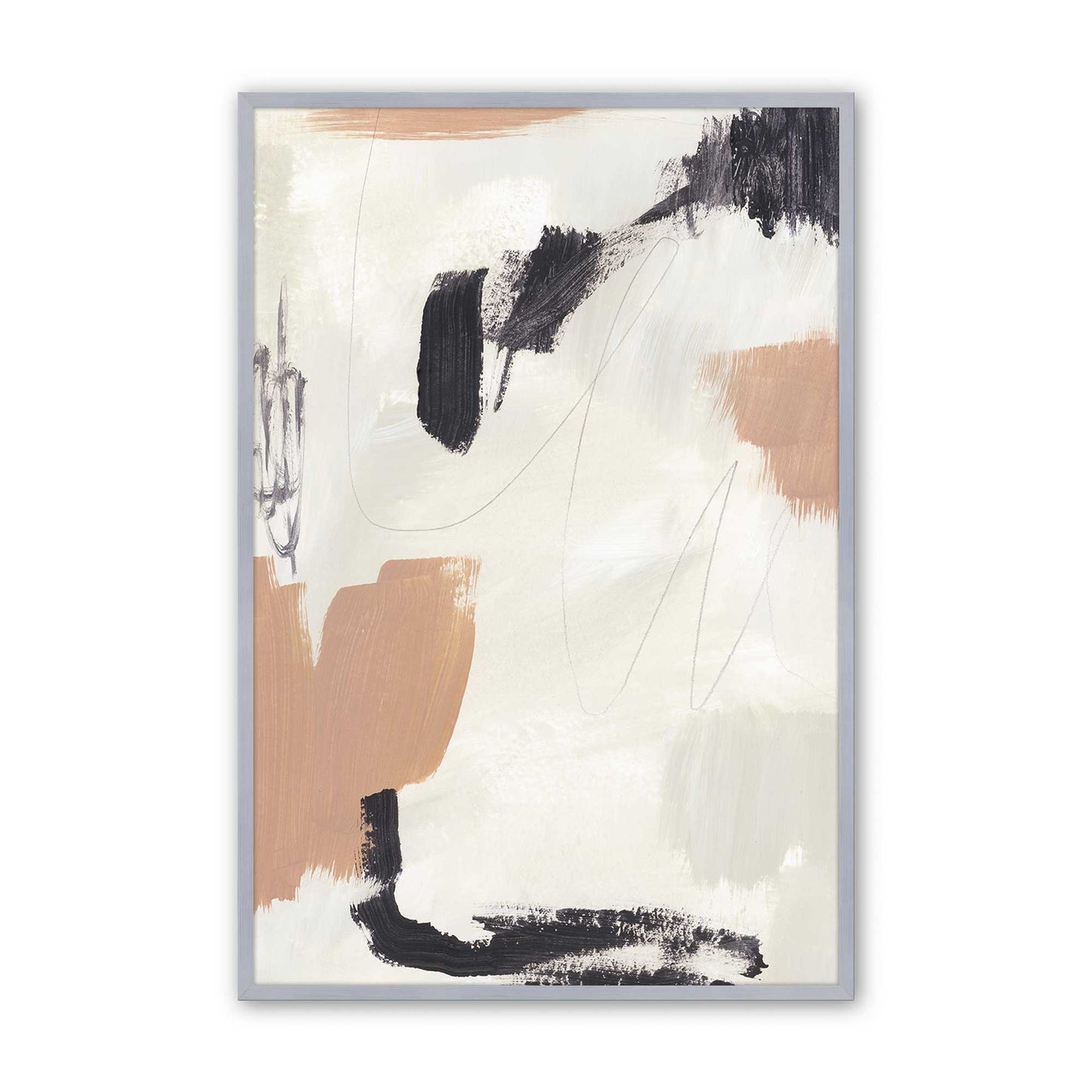 Neutral Minimalist Magic Art Print, Set of 2