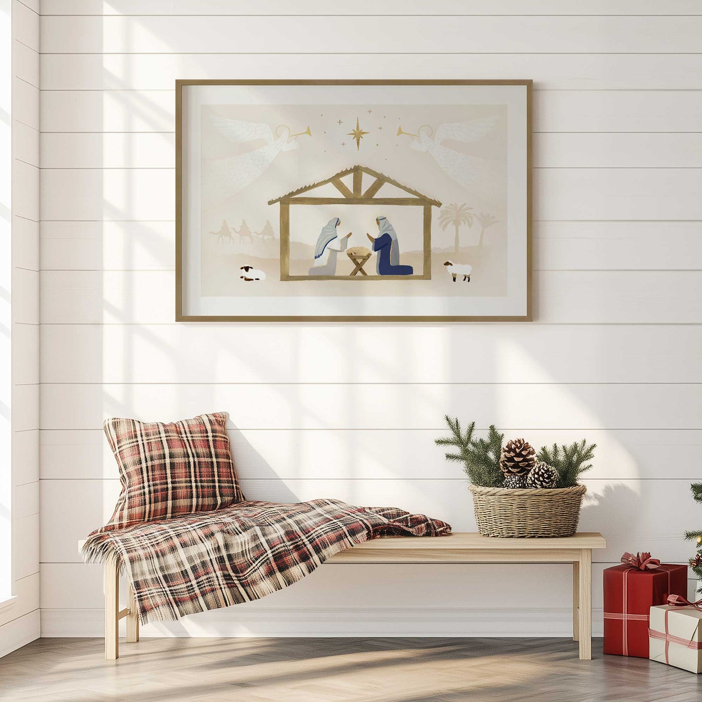 Picture of art in a room