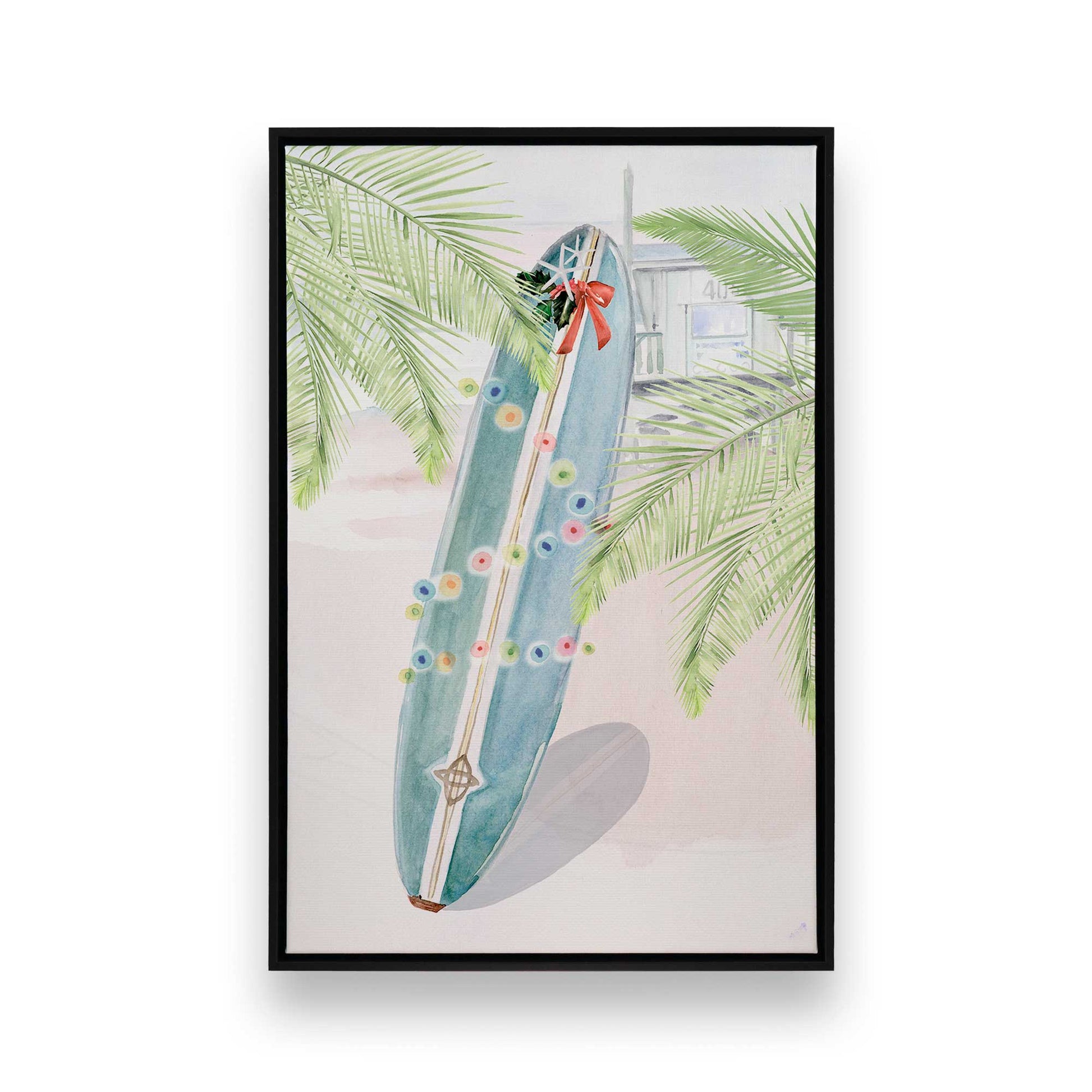 [Color:Satin Black], Picture of art in a Satin Black frame