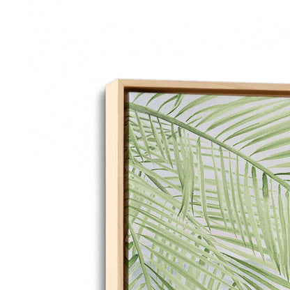 [Color:American Maple], Picture of art in a American Maple frame at an angle