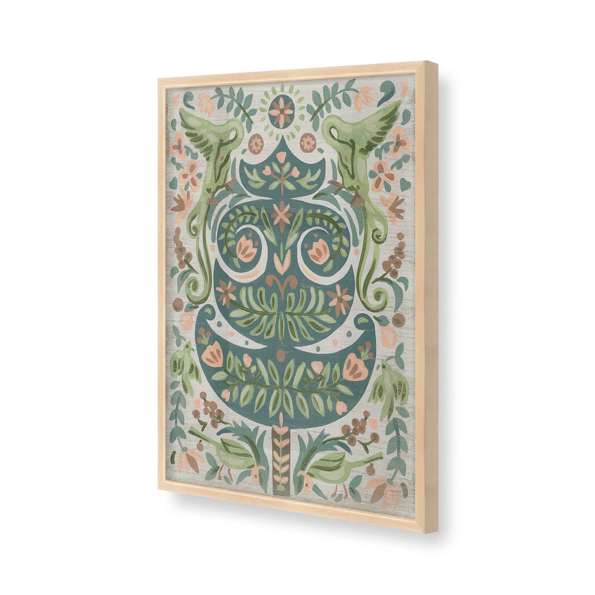 [Color:Raw Maple], Picture of art in a Raw Maple frame of the corner