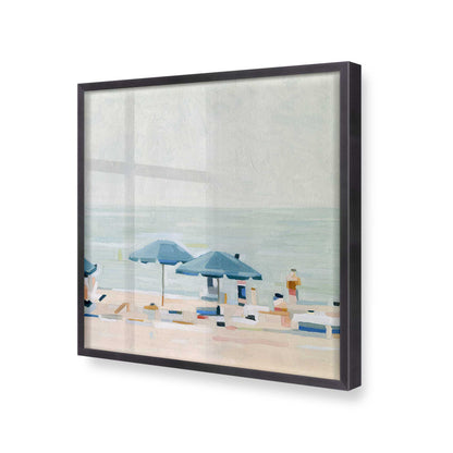 [Color:Weathered Zinc], Picture of art in a Weathered Zinc frame at an angle