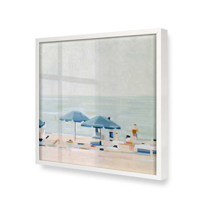 [Color:Opaque White], Picture of art in a Opaque White frame at an angle