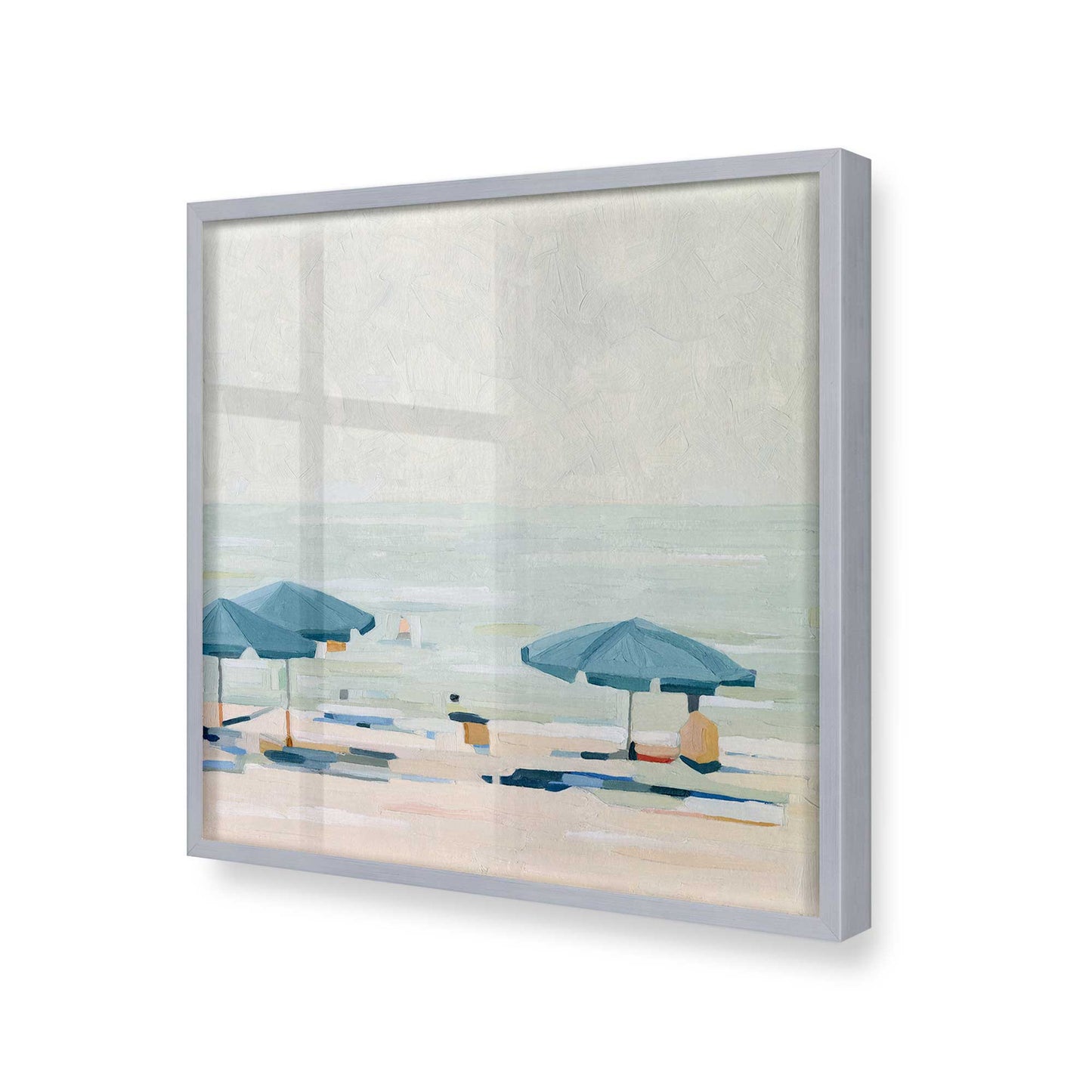 [Color:Polished Chrome], Picture of art in a Polished Chrome frame at an angle