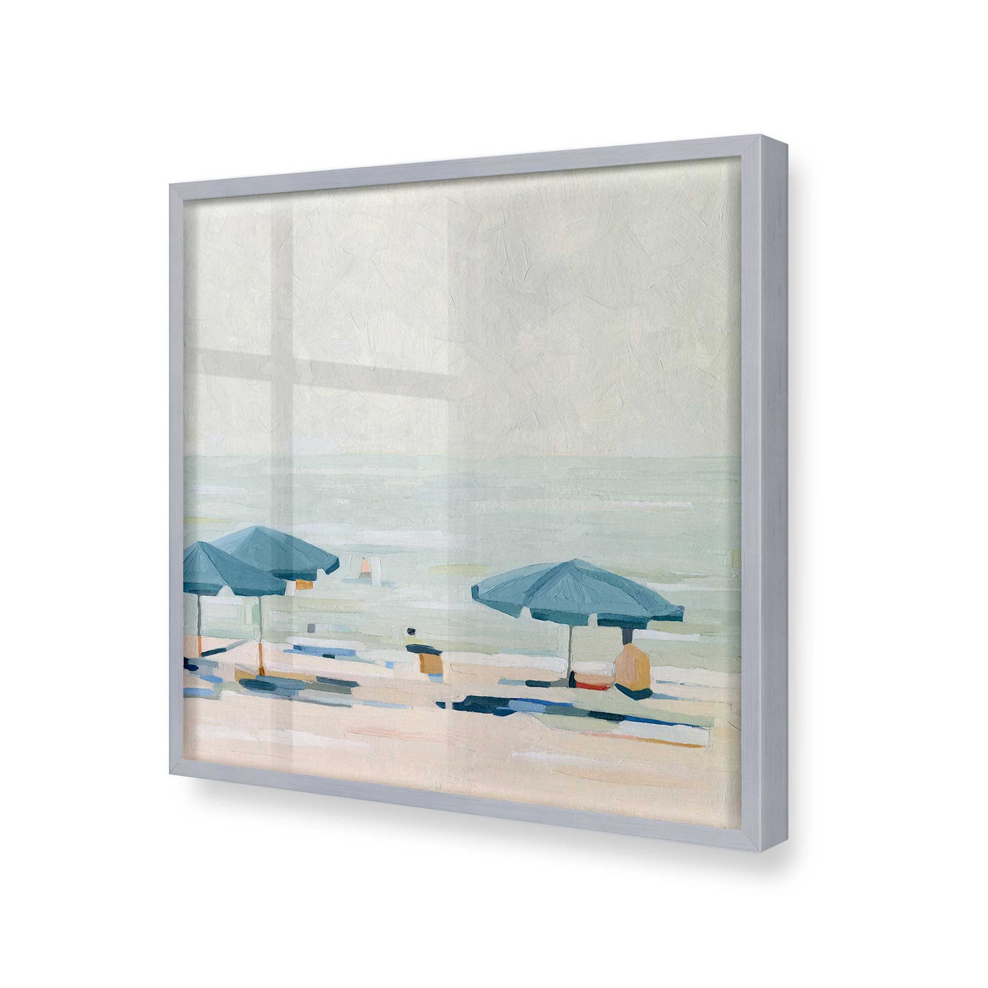 [Color:Polished Chrome], Picture of art in a Polished Chrome frame at an angle
