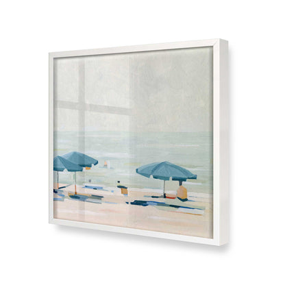 [Color:Opaque White], Picture of art in a Opaque White frame at an angle