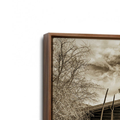 [Color:Walnut], Picture of the corner of the art