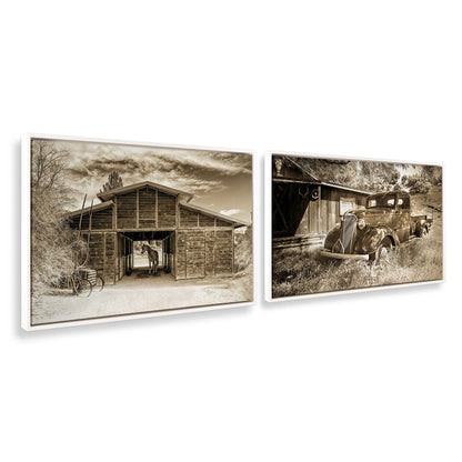 [Color:Opaque White], Picture of art in a White frame at an angle