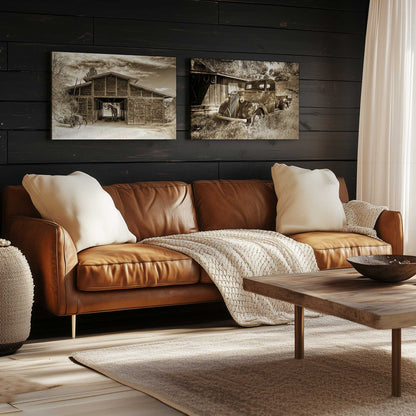 [Color:Walnut], Picture of art in a Walnut frame