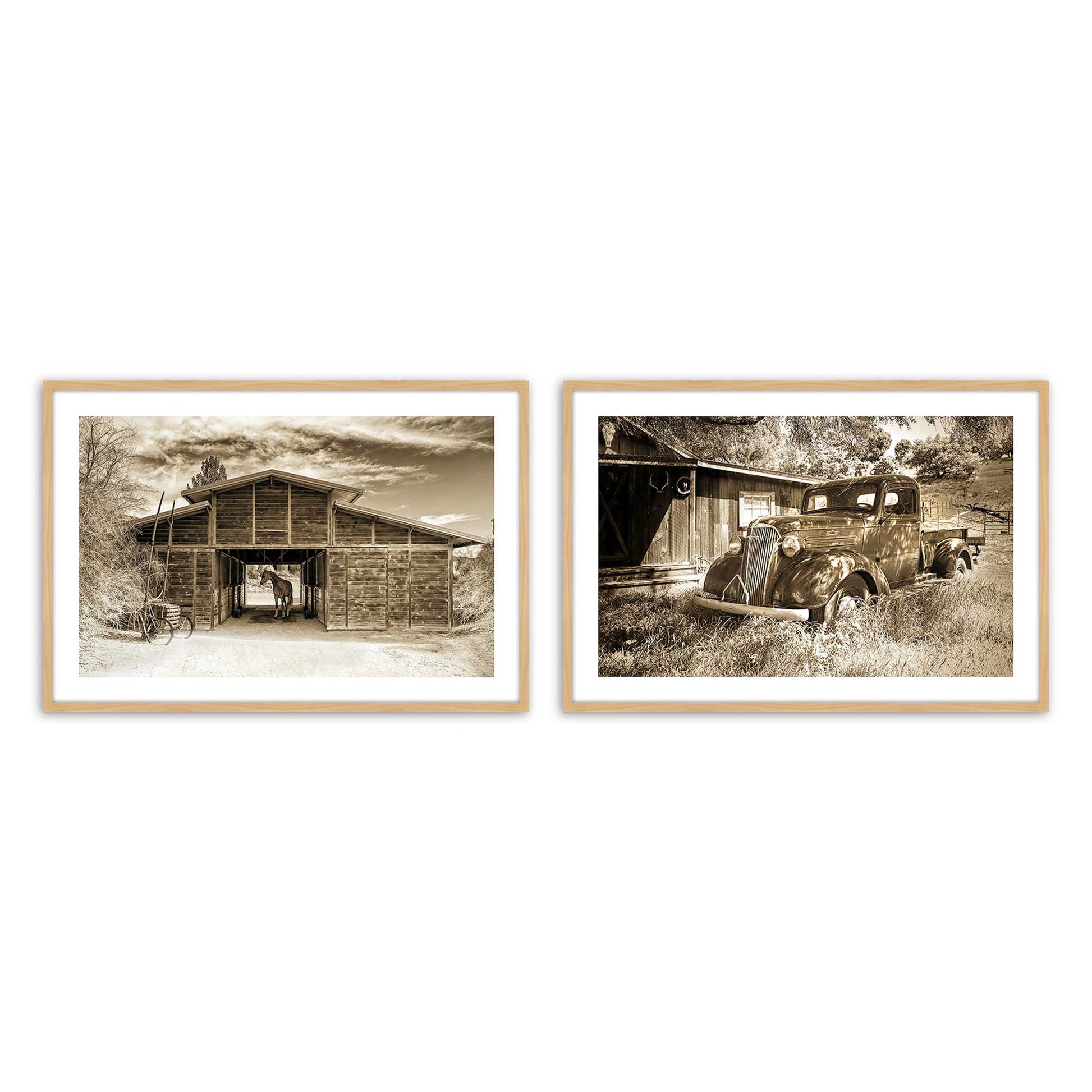 [Color:American Maple], Picture of art in a American Maple frame