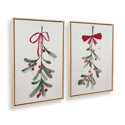 [Color:American Maple], Picture of art in a American Maple frame at an angle