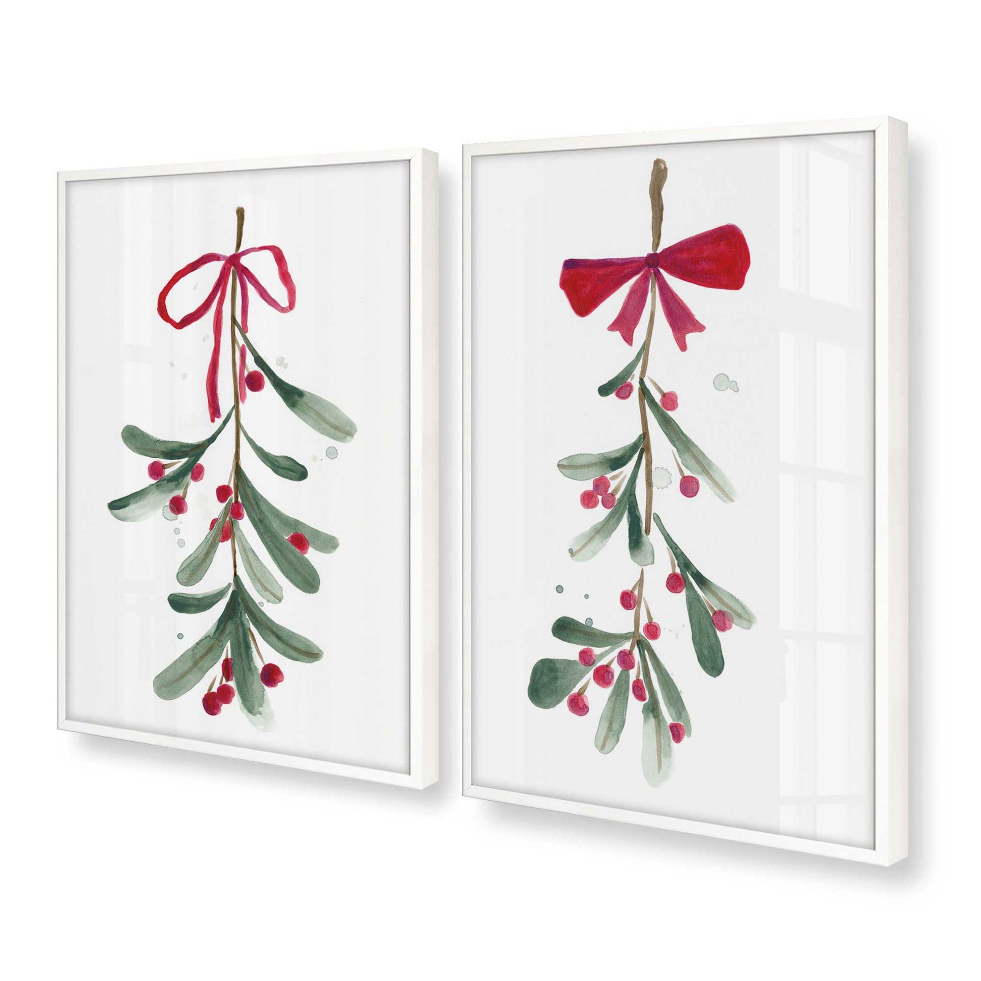 [Color:Opaque White], Picture of art in a Opaque White frame at an angle