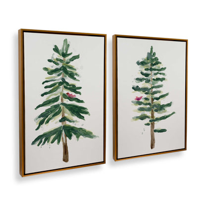 [Color:Polished Gold], Picture of art in a Polished Gold frame at an angle