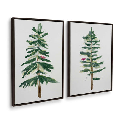 [Color:Espresso], Picture of art in a Espresso frame at an angle