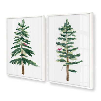 [Color:Opaque White], Picture of art in a Opaque White frame at an angle