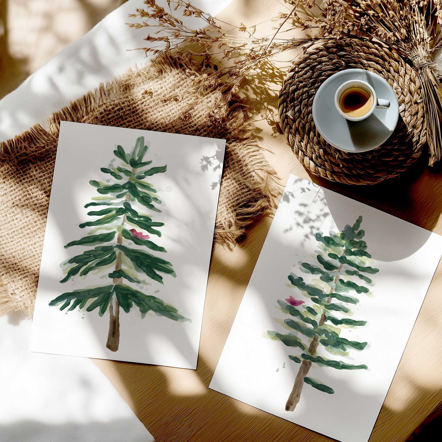 [color:Rolled Print], Picture in a room