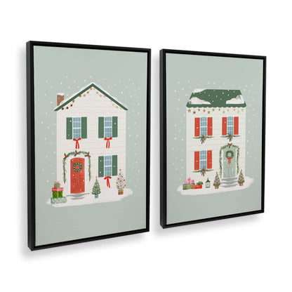 [Color:Satin Black], Picture of art in a Satin Black frame at an angle