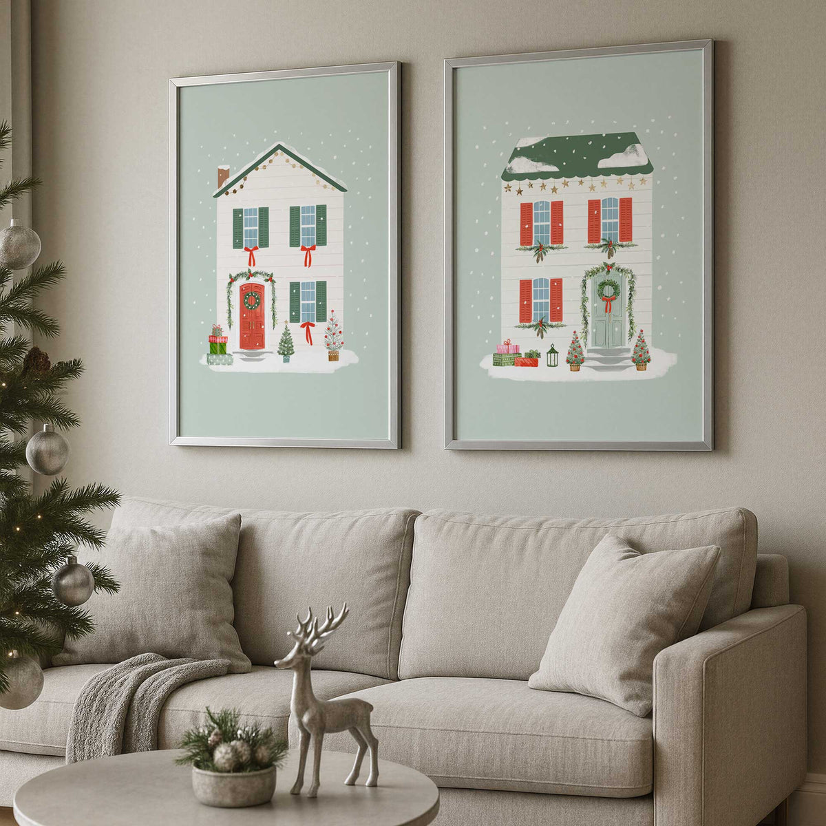 [Color:Belvinder Brown], Picture of art in a Belvinder Brown frame