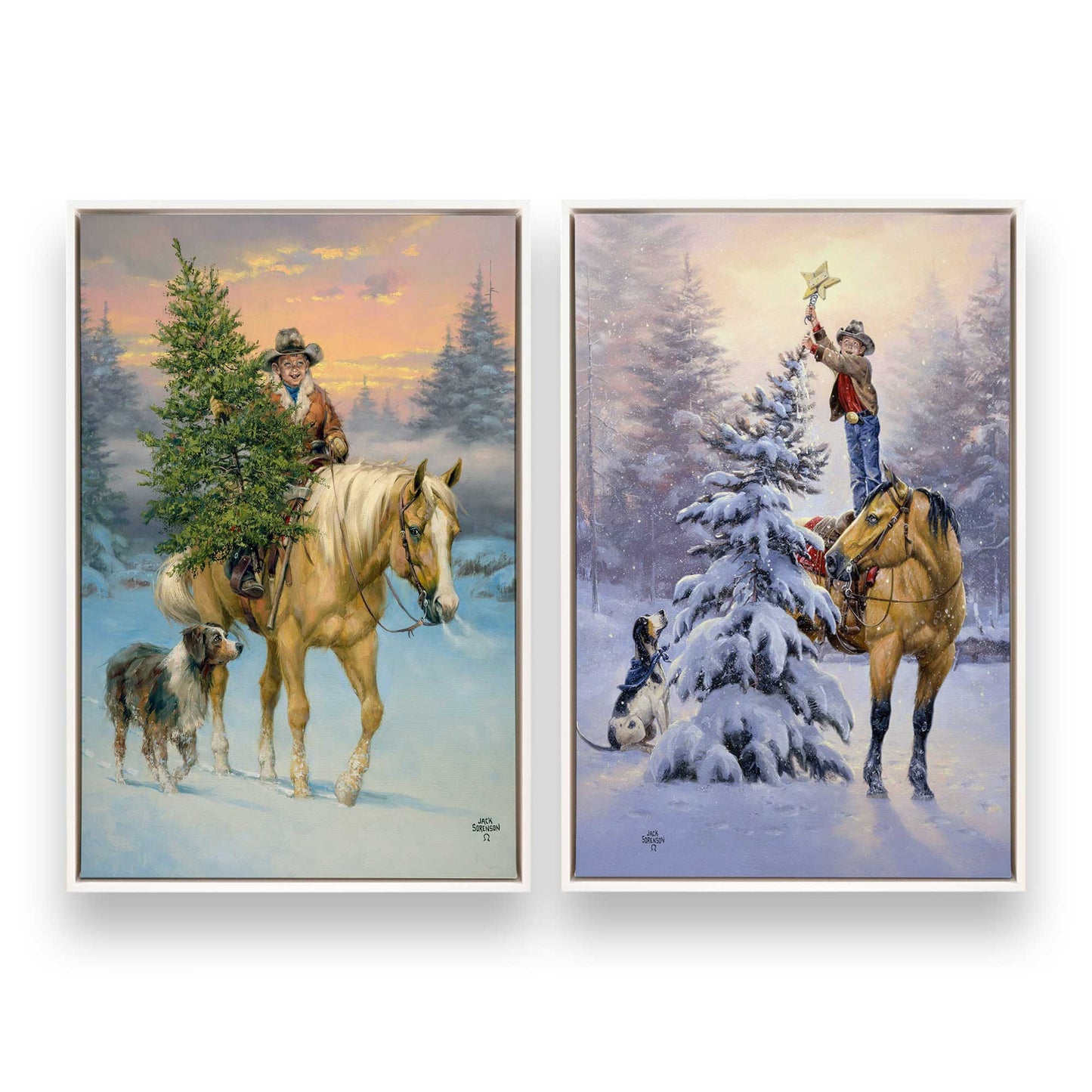 [Color:Opaque White], Picture of art in a White frame