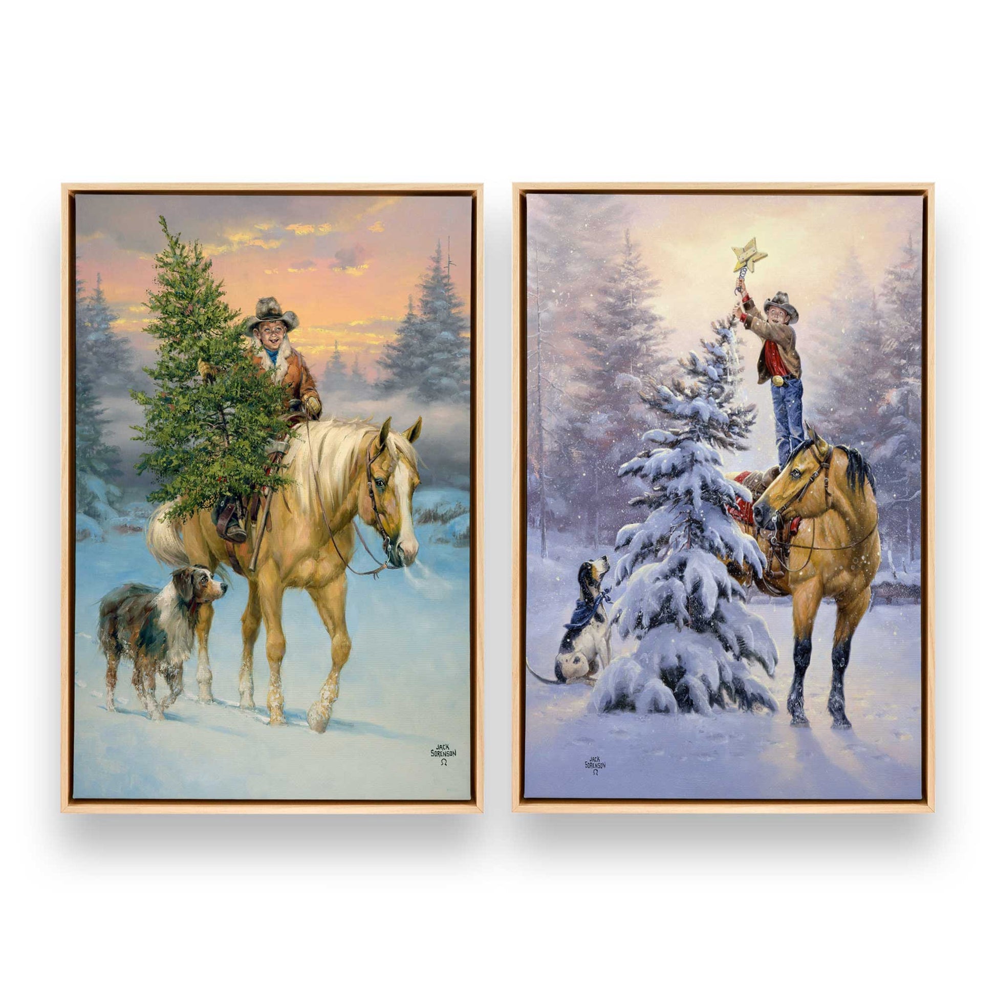 [Color:American Maple], Picture of art in a American Maple frame