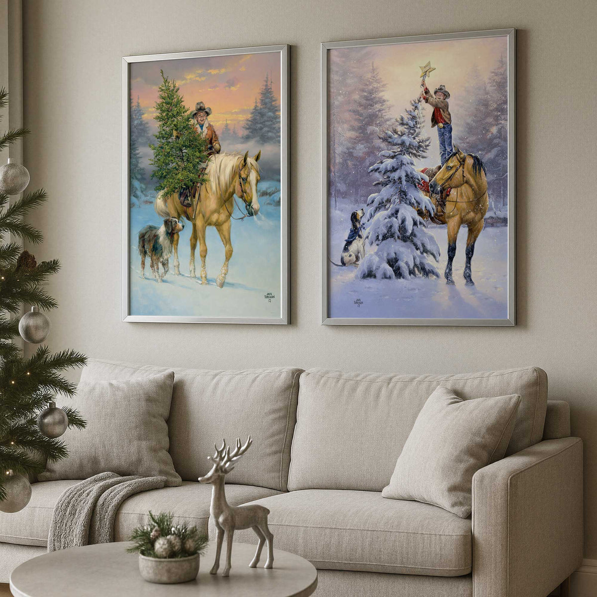 [Color:American Maple], Picture of art in a American Maple frame