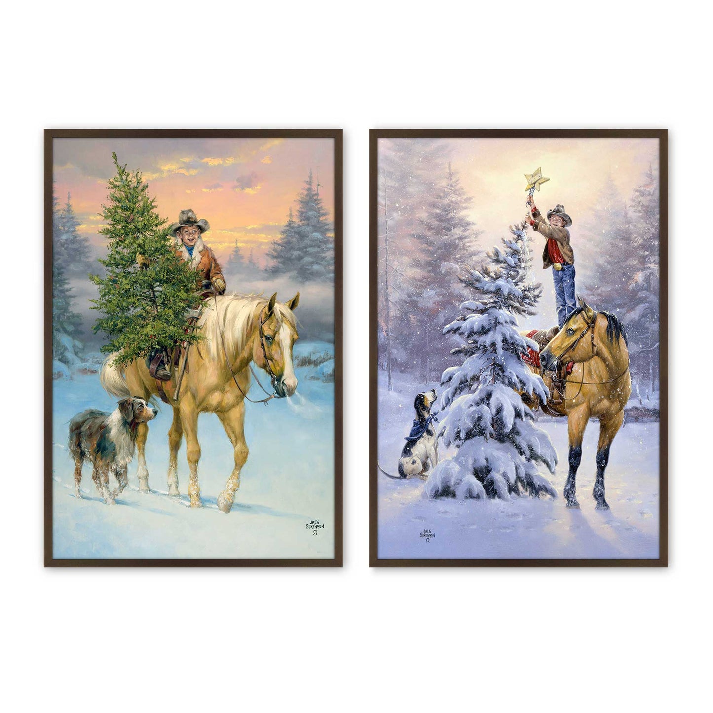 [Color:Belvinder Brown], Picture of art in a Belvinder Brown frame