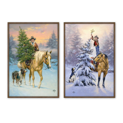 [Color:Walnut], Picture of art in a Walnut frame