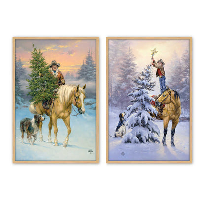 [Color:American Maple], Picture of art in a American Maple frame