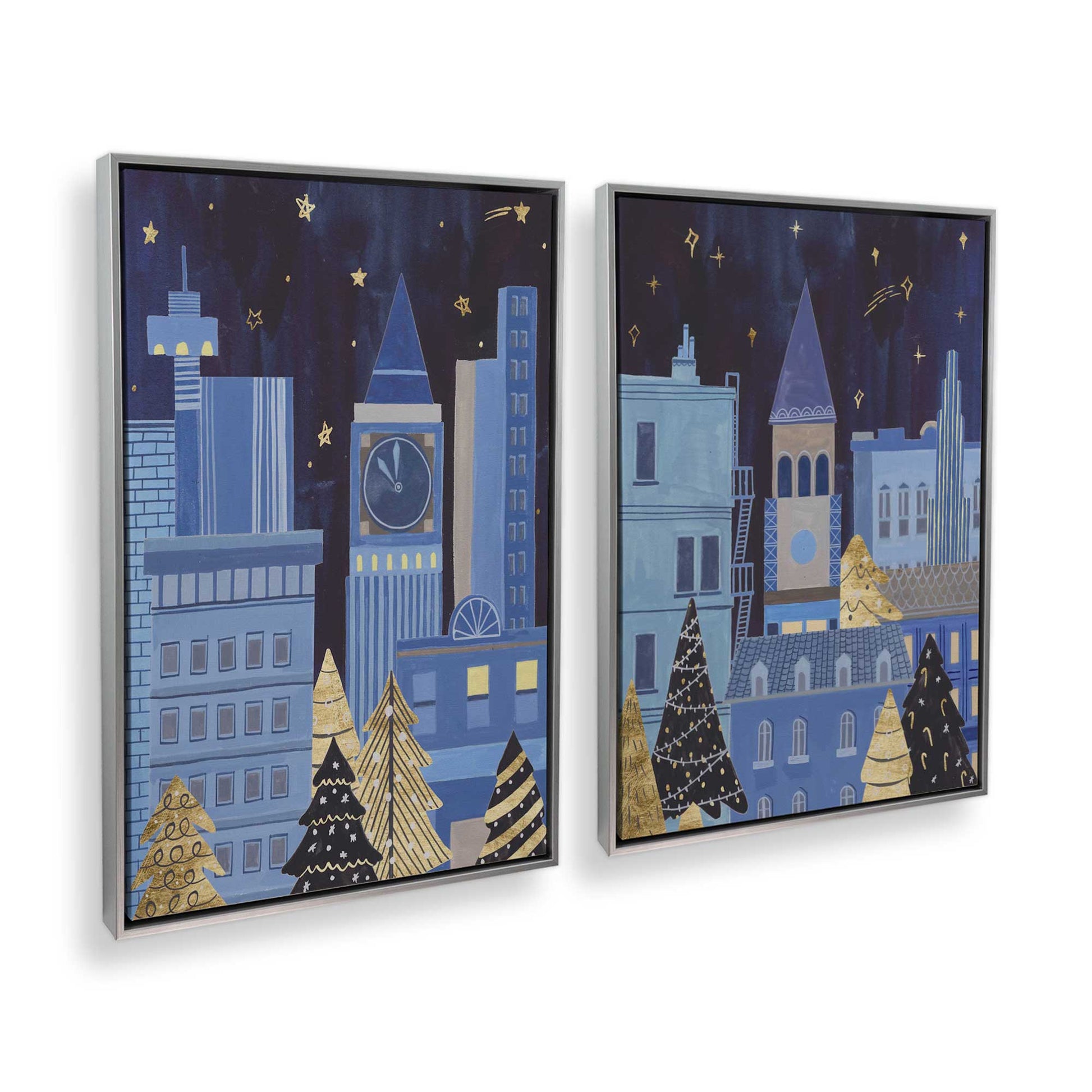 [Color:Polished Chrome], Picture of art in a Polished Chrome frame at an angle