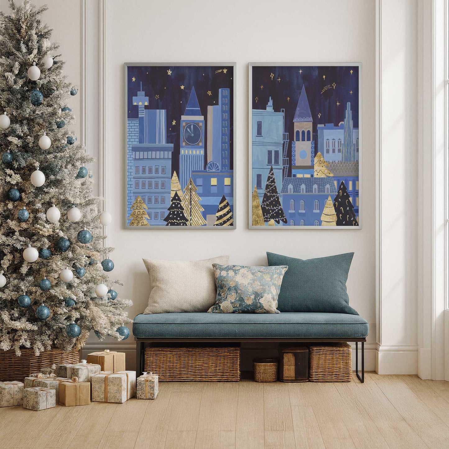 [Color:Satin Black], Picture of art in a Satin Black frame