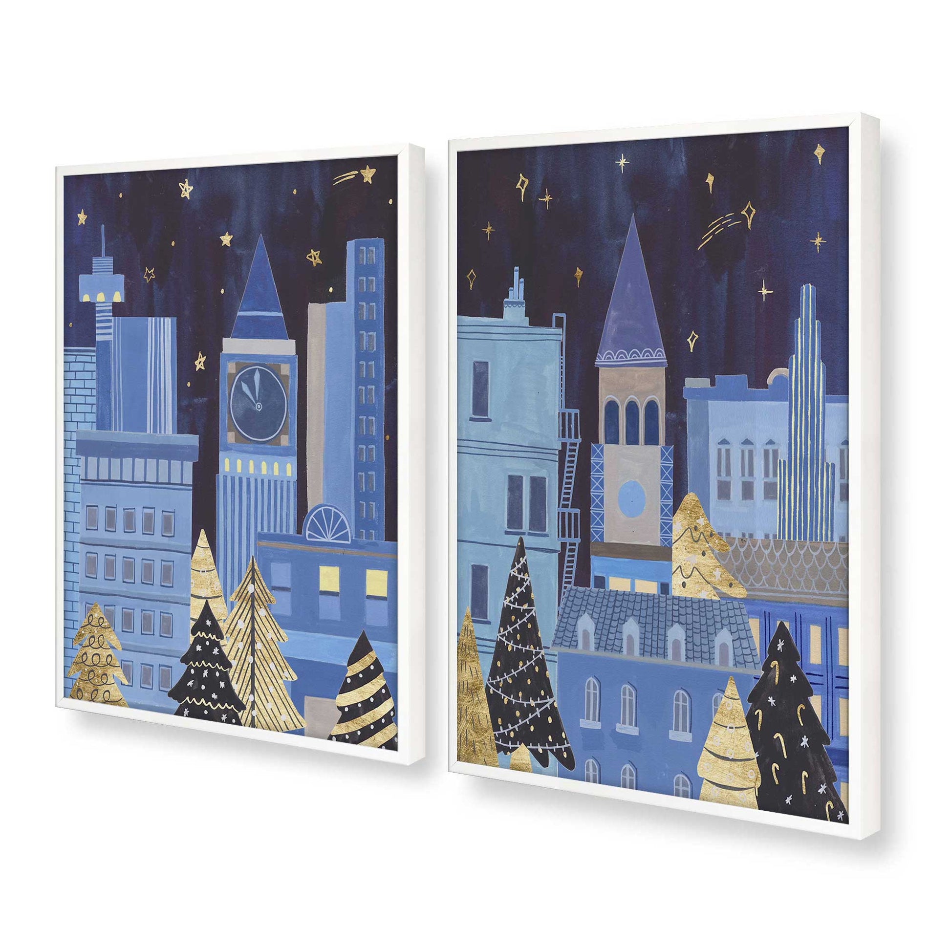 [Color:Opaque White], Picture of art in a Opaque White frame at an angle