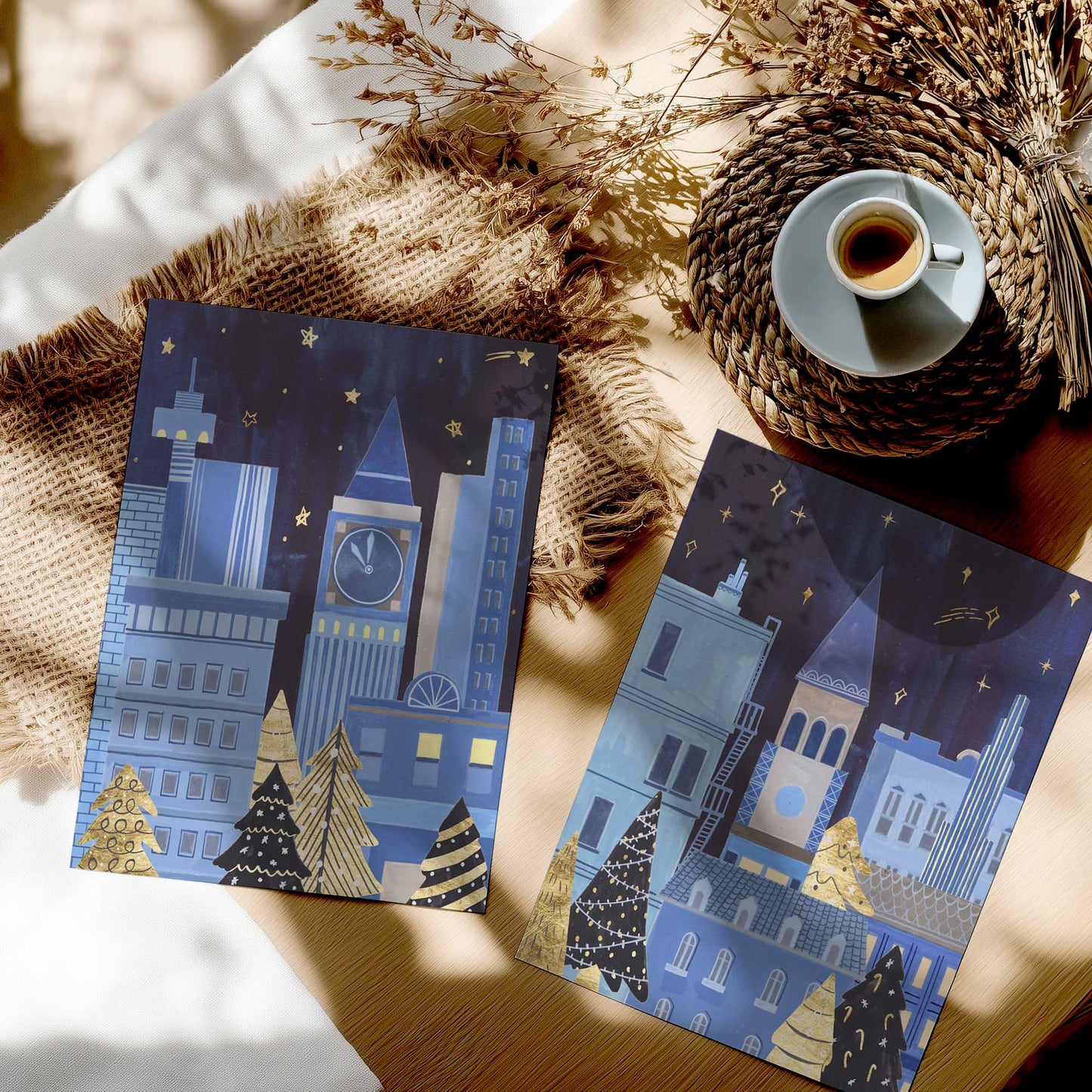 [color:Rolled Print], Picture in a room