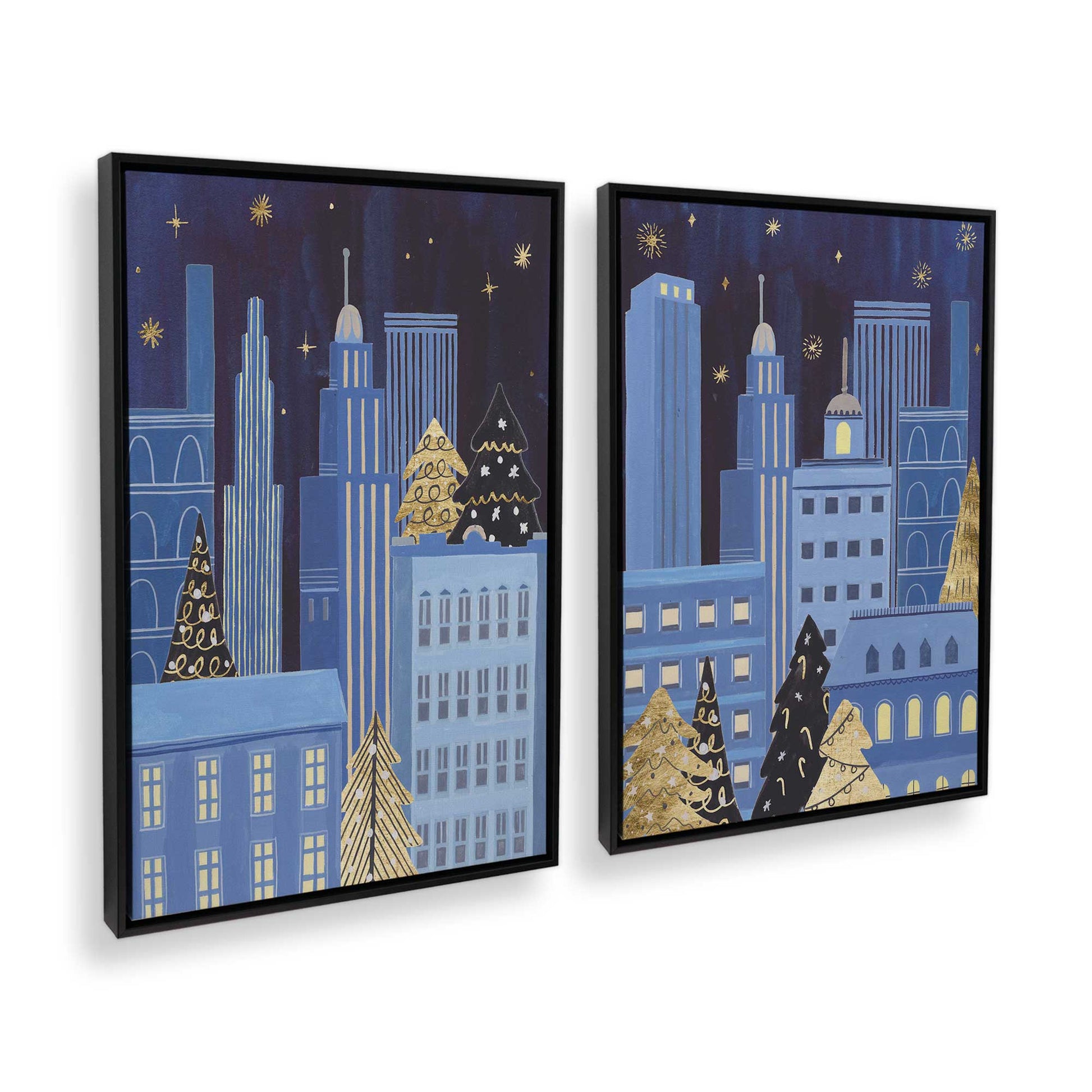 [Color:Satin Black], Picture of art in a Satin Black frame at an angle