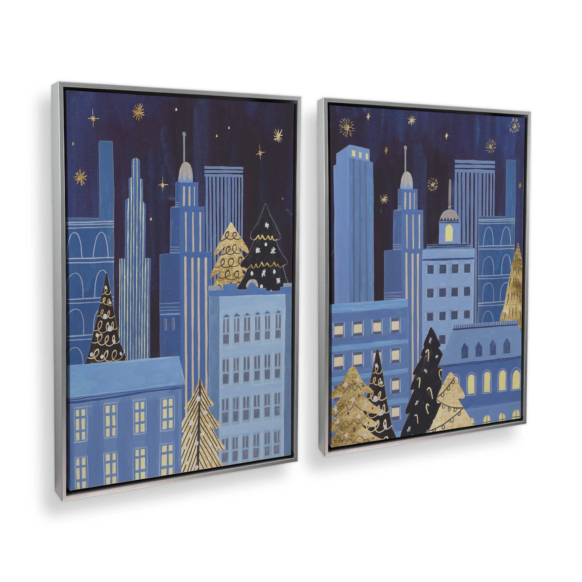 [Color:Polished Chrome], Picture of art in a Polished Chrome frame at an angle