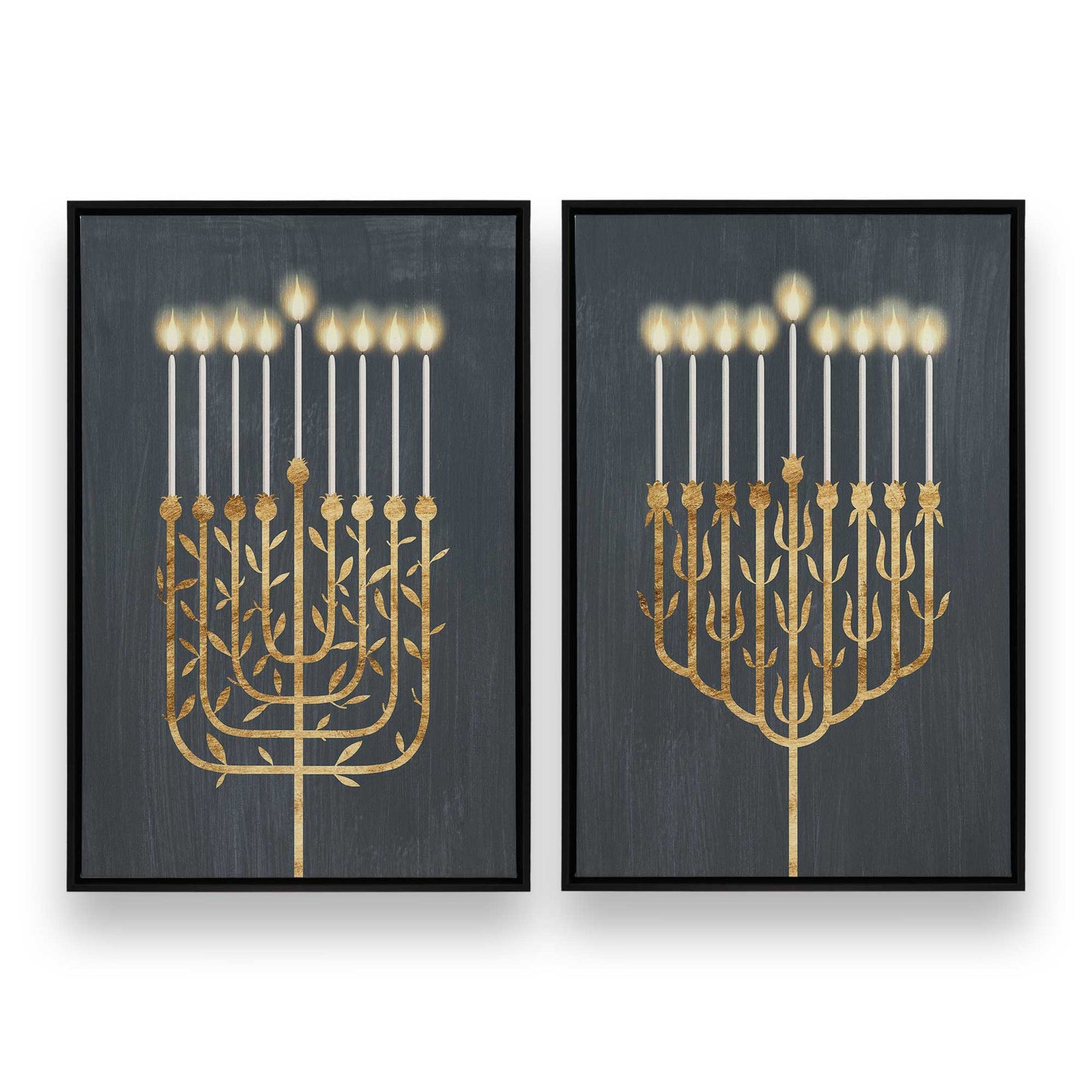 [Color:Satin Black], Picture of art in a Satin Black frame