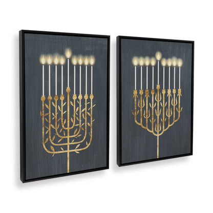 [Color:Satin Black], Picture of art in a Satin Black frame at an angle