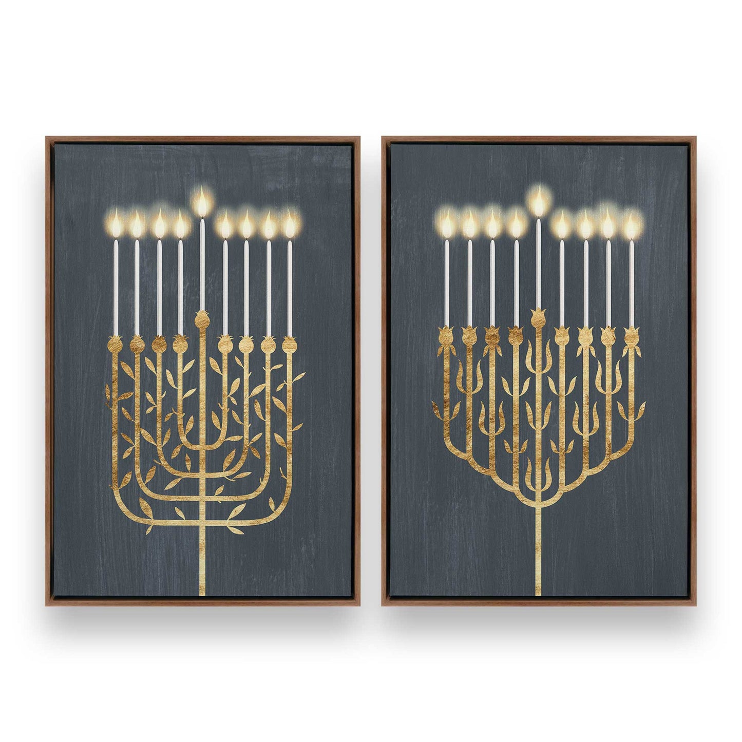 [Color:Walnut], Picture of art in a Walnut frame