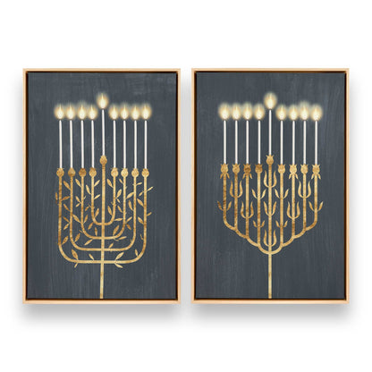 [Color:American Maple], Picture of art in a American Maple frame