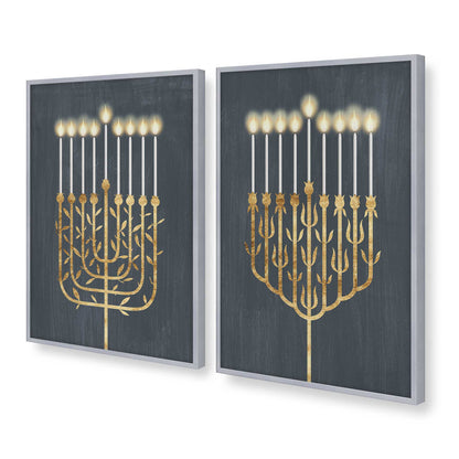 [Color:Polished Chrome], Picture of art in a Polished Chrome frame at an angle