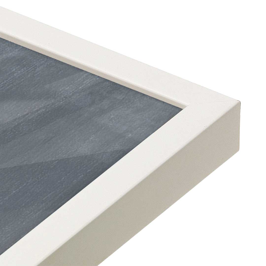 [Color:Opaque White], Picture of art in a Opaque White frame of the corner