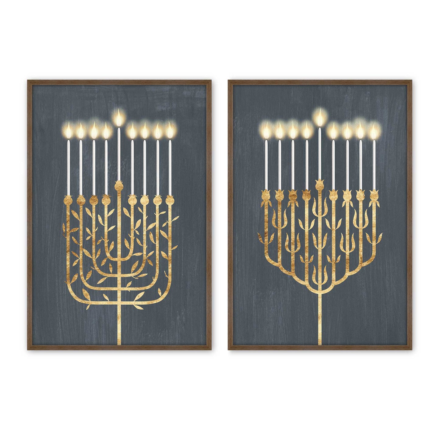 [Color:Walnut], Picture of art in a Walnut frame