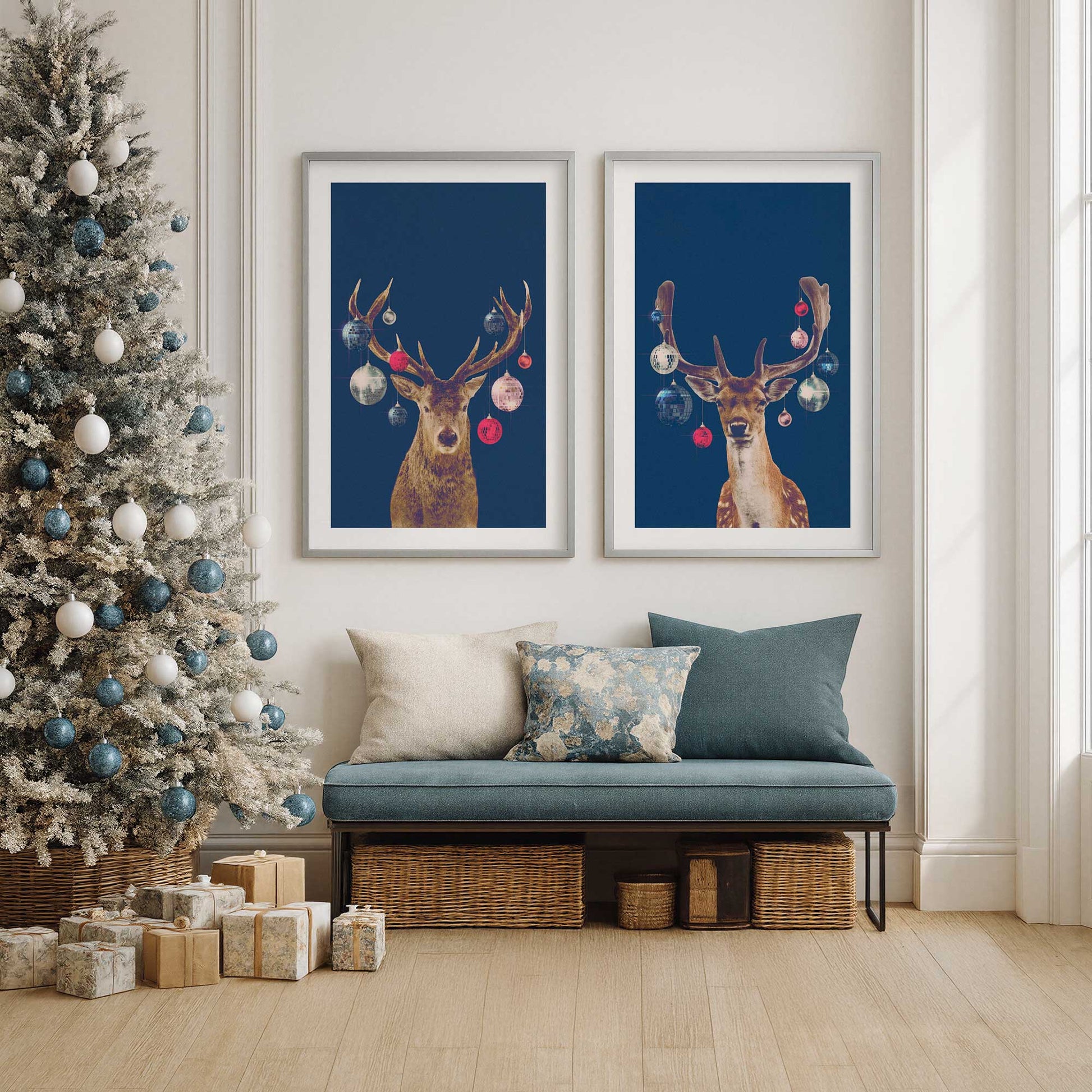 [Color:Walnut], Picture of art in a Walnut frame