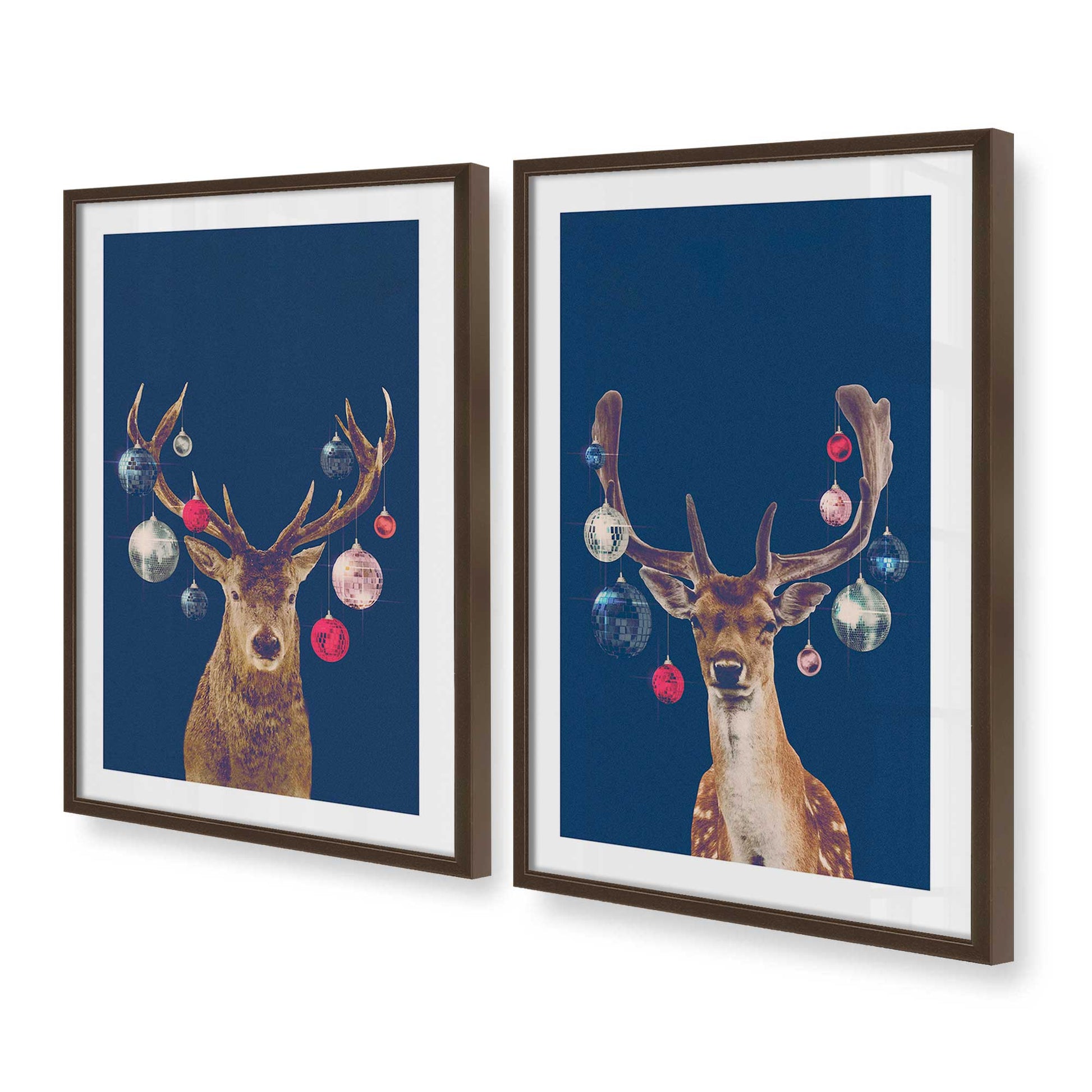 [Color:Belvinder Brown], Picture of art in a Belvinder Brown frame at an angle