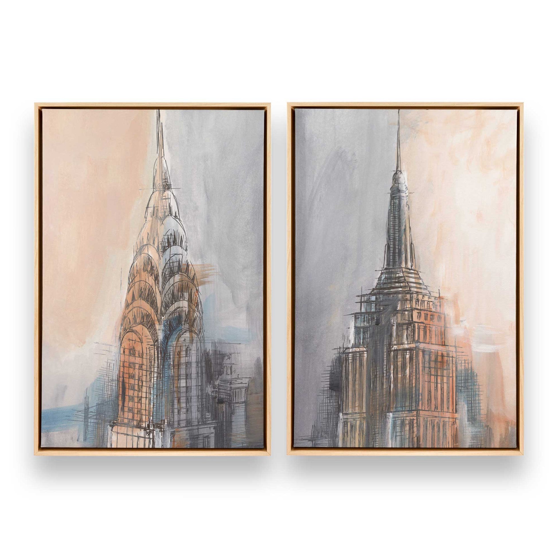 [Color:American Maple], Picture of art in a American Maple frame